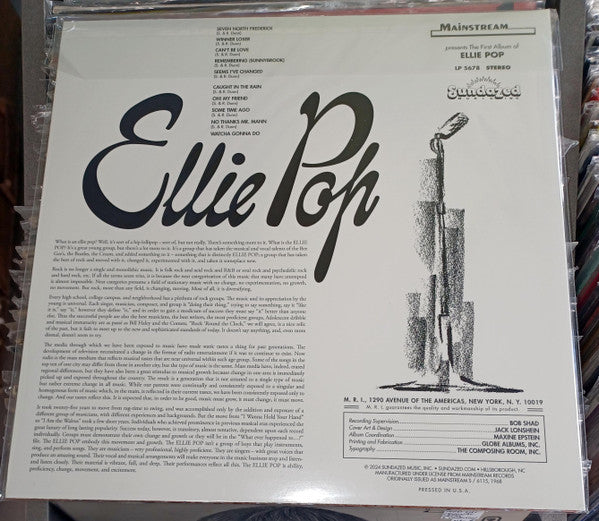 Ellie Pop : Ellie Pop (LP, Album, RE, Cle)