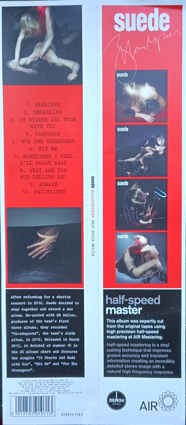 Suede : Bloodsports (LP, Album, RE, Gat)