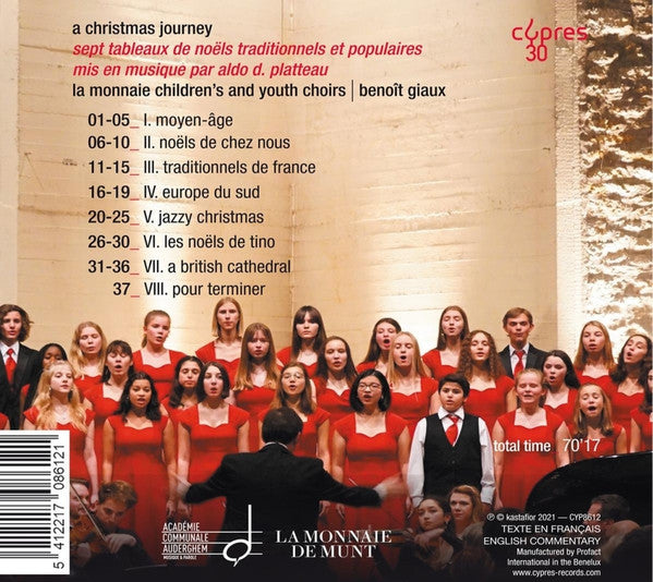 Aldo Platteau, Choeur D'Enfants De La Monnaie, Benoît Giaux : A Christmas Journey (CD, Album)