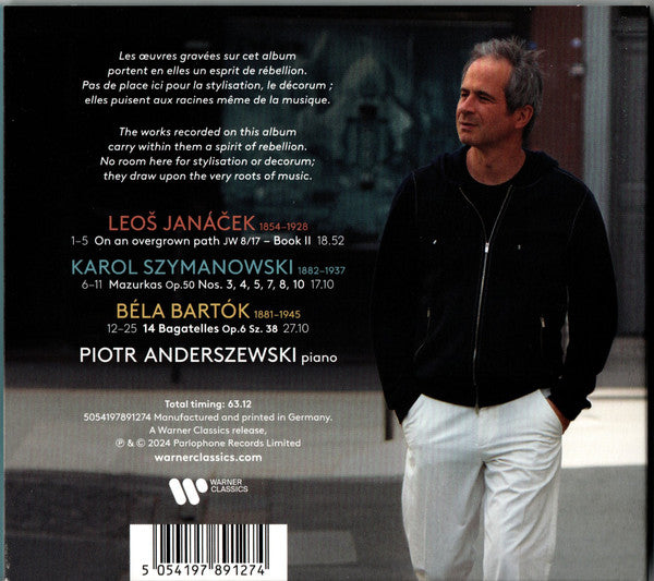Piotr Anderszewski : Bartók Janáček Szymanowski (CD, Album)
