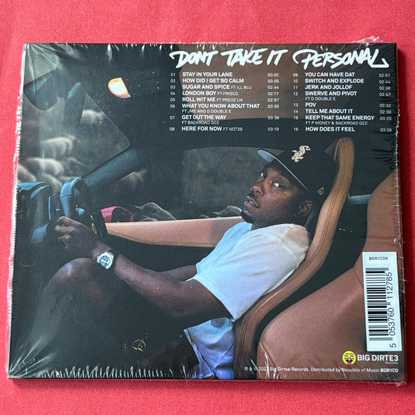 Dizzee Rascal : Don’t Take It Personal (CD, Album, Dlx, Ltd)