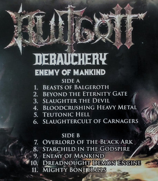Blutgott : Enemy Of Mankind (LP, Album)