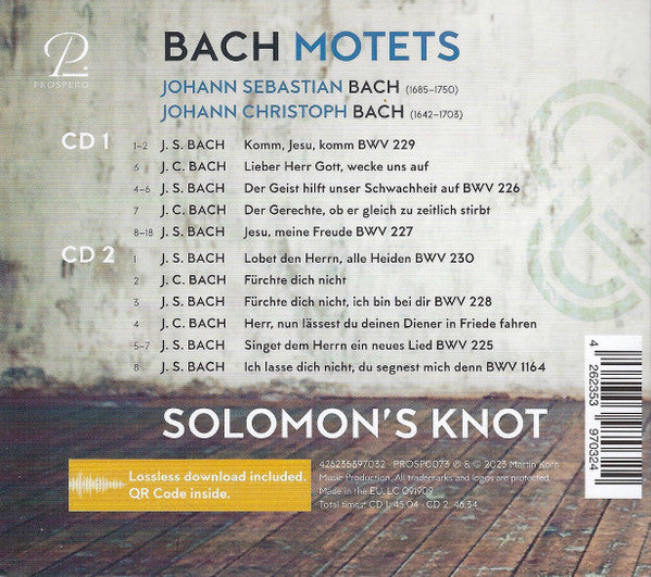 Solomon's Knot : Bach Motets (2xCD)