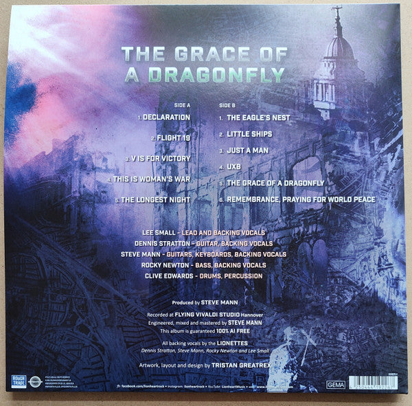 Lionheart (4) : The Grace Of A Dragonfly (LP, Album, Ltd, Sil)