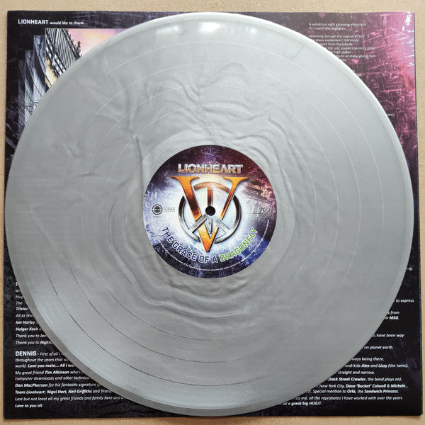Lionheart (4) : The Grace Of A Dragonfly (LP, Album, Ltd, Sil)