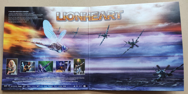 Lionheart (4) : The Grace Of A Dragonfly (LP, Album, Ltd, Sil)