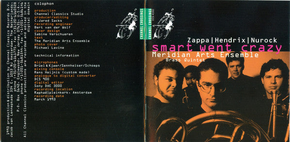 Meridian Arts Ensemble : Smart Went Crazy (CD, Album)
