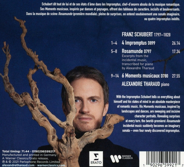 Alexandre Tharaud, Franz Schubert : Impromptus D899 / Moments Musicaux D780 (CD, Album)