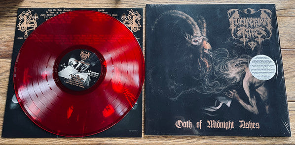 Luciferian Rites : Oath Of Midnight Ashes (LP, Ltd, Red)