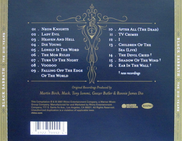 Black Sabbath : The Dio Years (CD, Comp, RE, RM)