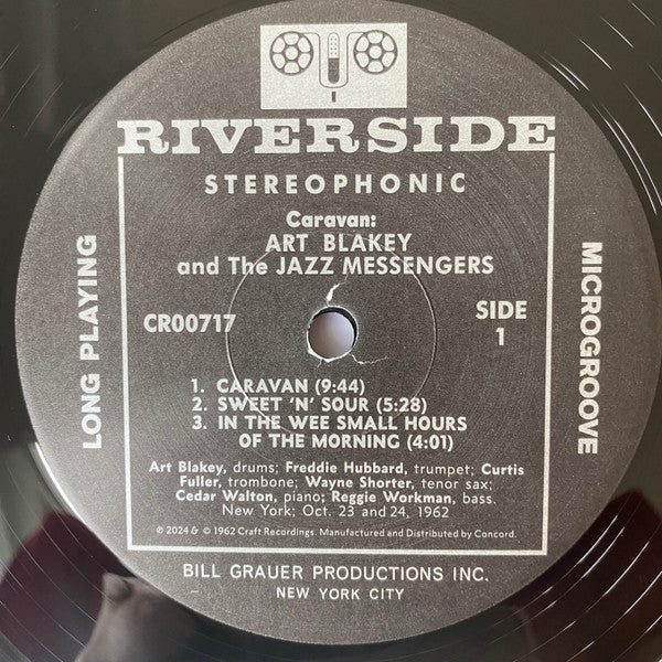 Art Blakey & The Jazz Messengers : Caravan (LP, Album, RE, 180)