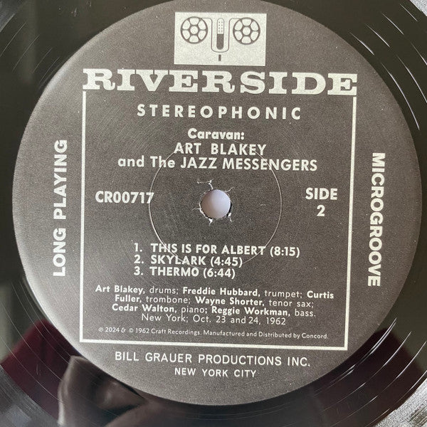 Art Blakey & The Jazz Messengers : Caravan (LP, Album, RE, 180)