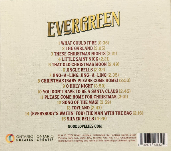 The Good Lovelies : Evergreen (CD, Album)