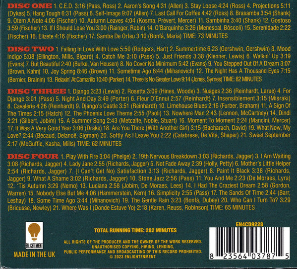 Joe Pass : The Pacific Jazz Collection (4xCD, Comp)