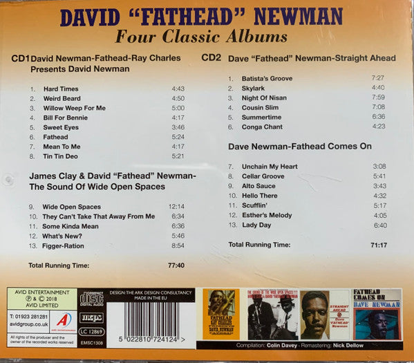 David "Fathead" Newman : Four Classic Albums (2xCD, Comp, RM)