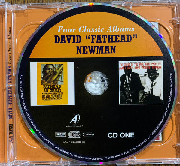David "Fathead" Newman : Four Classic Albums (2xCD, Comp, RM)