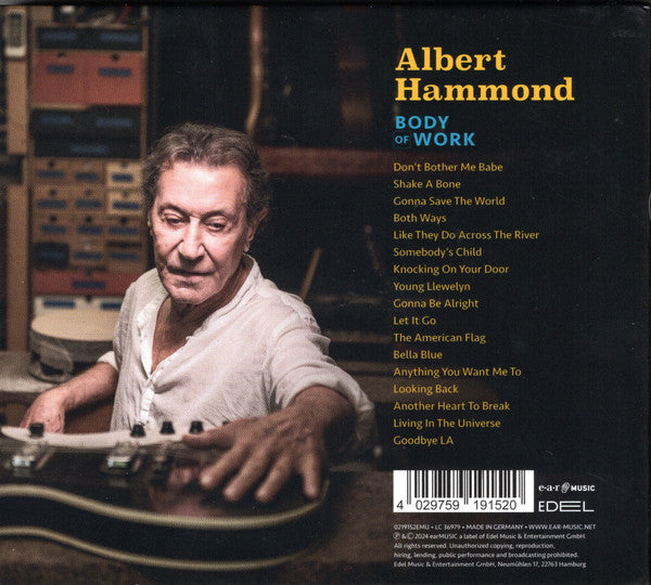 Albert Hammond : Body Of Work (CD, Album)