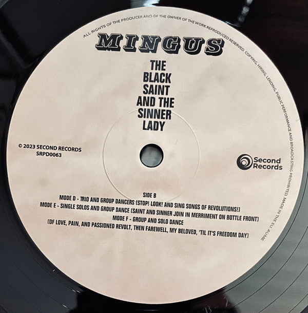 Charles Mingus : The Black Saint And The Sinner Lady (LP, RE, 180)