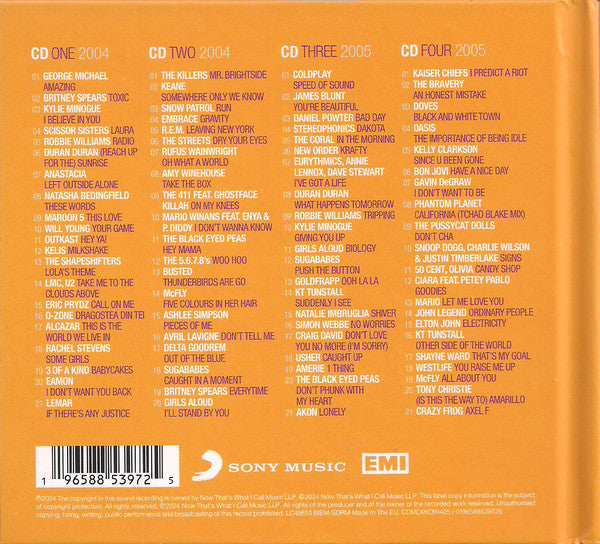 Various : Now Millennium '04-'05 (4xCD, Comp, S/Edition)