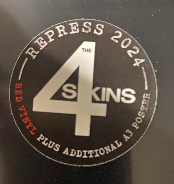 4 Skins : From Chaos To 1984 (The 4 Skins Live) (LP, Album, RE, Red)
