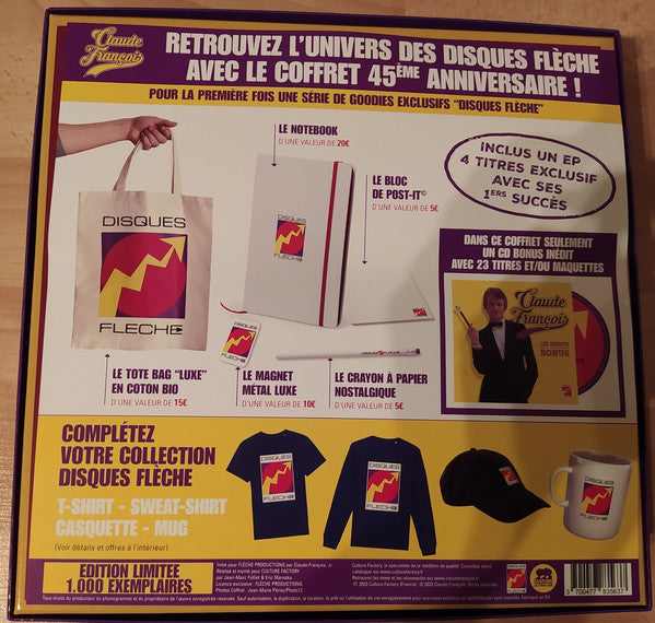 Claude François : Coffret 45ème Anniversaire (7", EP + CD, Comp, Les)