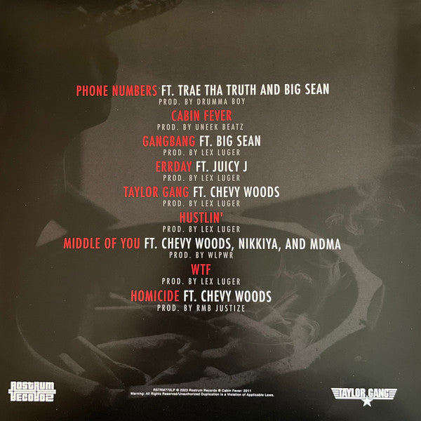 Wiz Khalifa : Cabin Fever Trilogy (LP, Mixtape, RE, Red + LP, Mixtape, RE, Red + LP, )