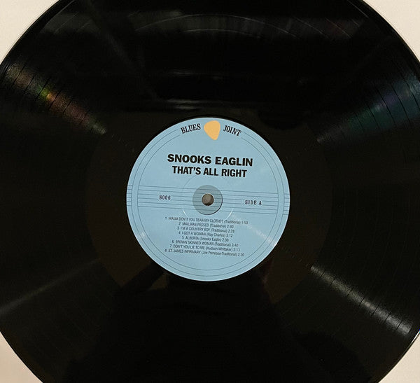 Snooks Eaglin : That's All Right  (LP, Album, RE)