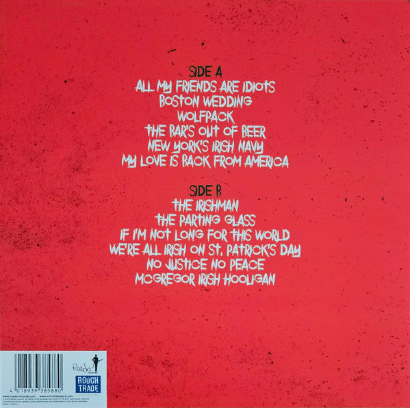 Mr. Irish Bastard : Battle Songs Of The Damned (LP, Album, Red)