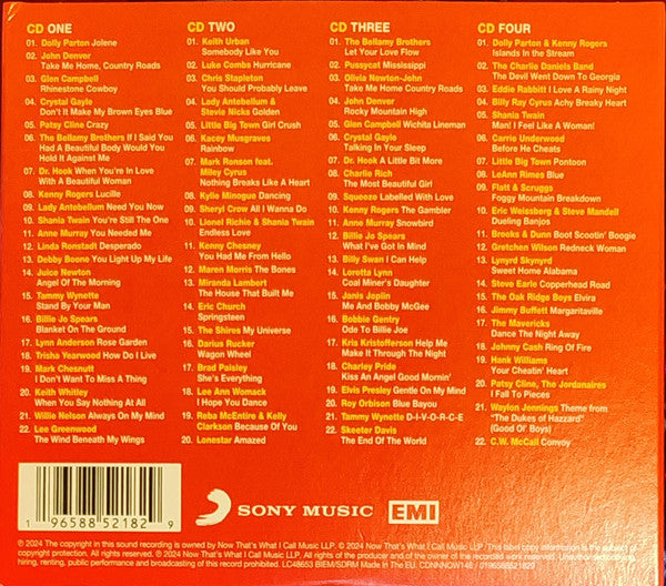 Various : Now That's What I Call Country  (4xCD, Comp)