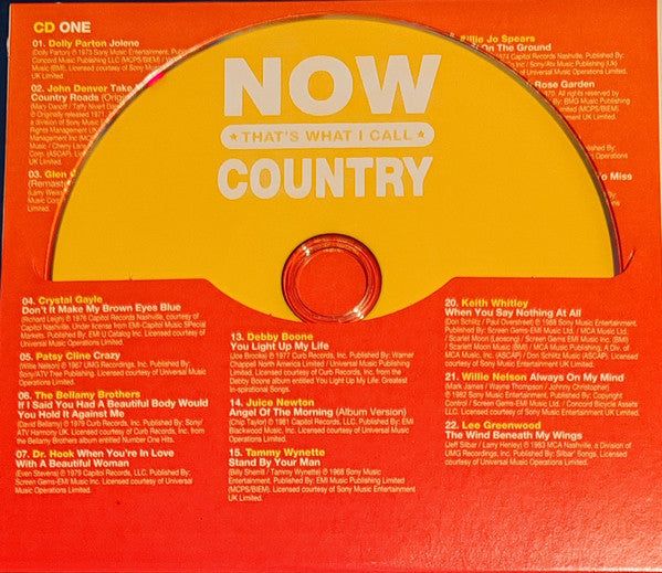 Various : Now That's What I Call Country  (4xCD, Comp)