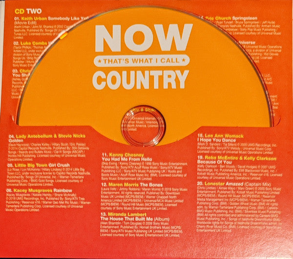 Various : Now That's What I Call Country  (4xCD, Comp)