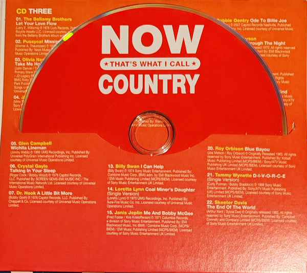 Various : Now That's What I Call Country  (4xCD, Comp)