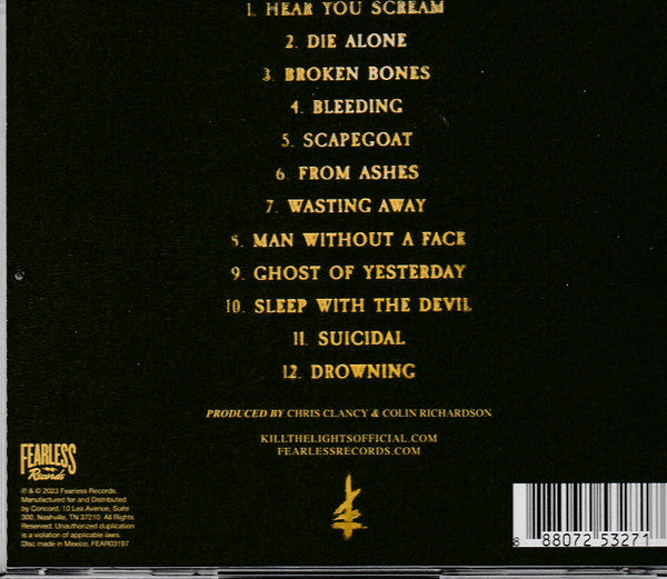 Kill The Lights (2) : Death Melodies (CD, Album)