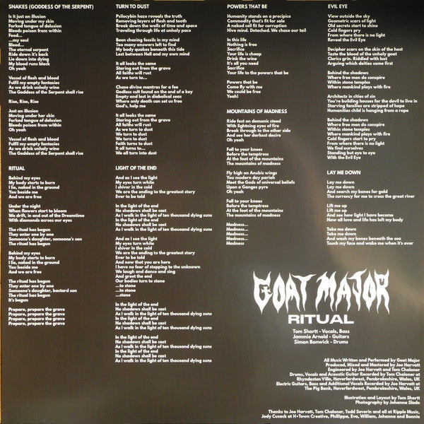 Goat Major : Ritual (LP, Album, Ltd, Gra)