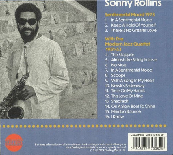 Sonny Rollins & With The Modern Jazz Quartet : Sentimental Mood 1973 / & With The Modern Jazz Quartet 1951-53 (CD, Comp)