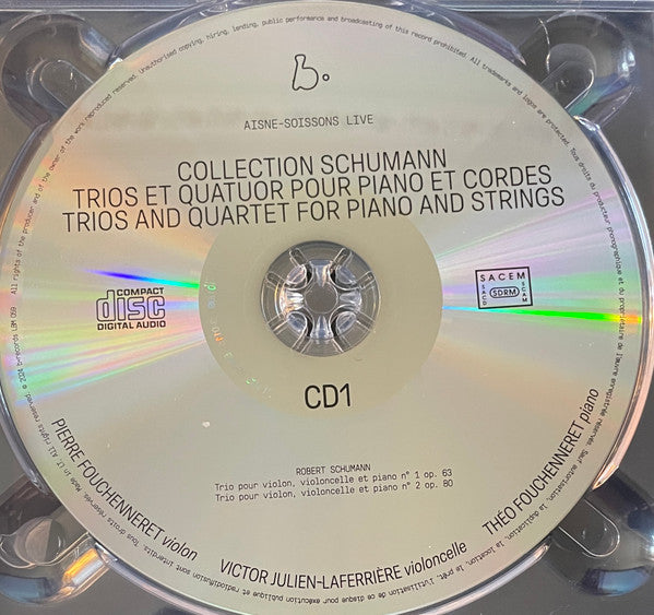 Robert Schumann : Trios Et Quatuor Pour Piano Et Cordes (2xCD, Album, Dig)