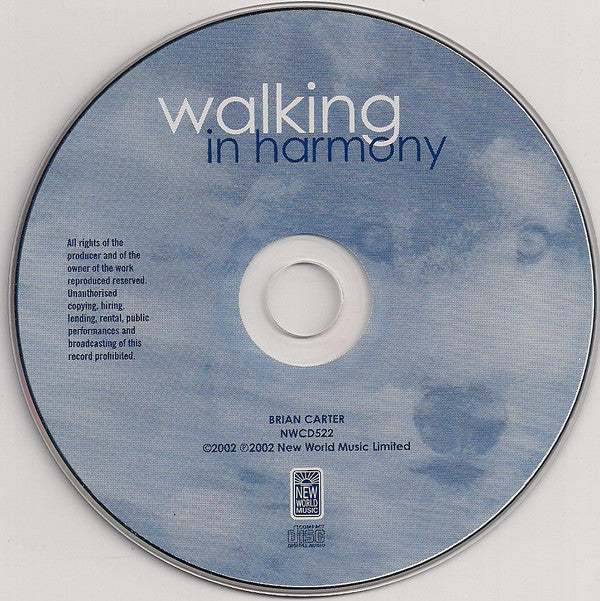 Brian Carter : Walking In Harmony (CD, Album)