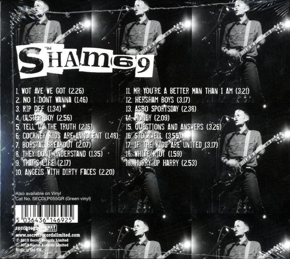 Sham 69 : Set List - The Anthology (CD, Album, Comp, RE)
