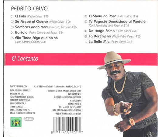 Pedrito Calvo : El Cantante (CD)