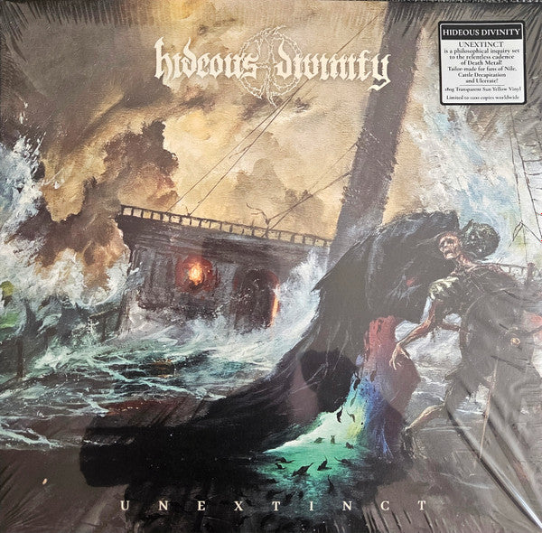 Hideous Divinity : Unextinct (LP, Album, Ltd, Yel)