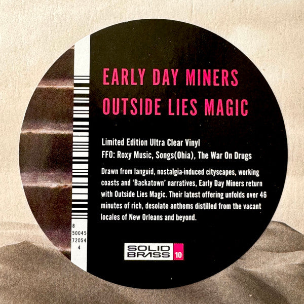 Early Day Miners : Outside Lies Magic (LP, Album, Ltd, Cle)