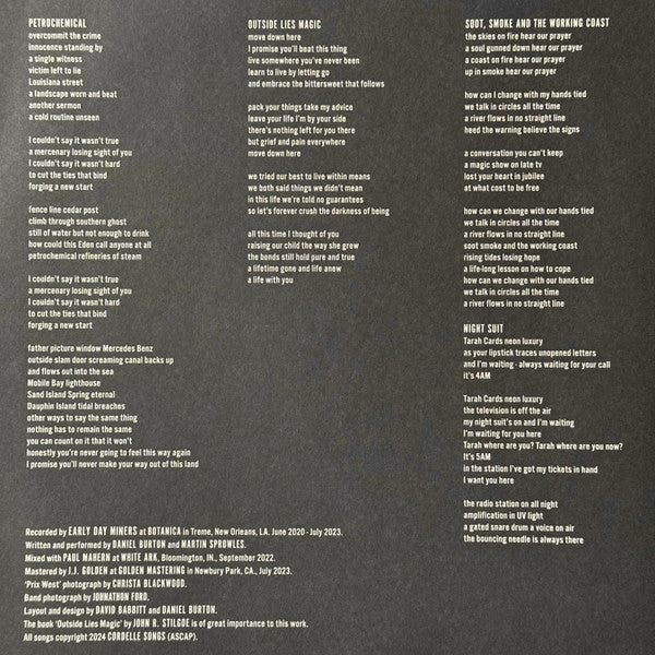 Early Day Miners : Outside Lies Magic (LP, Album, Ltd, Cle)