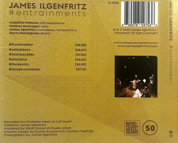 James Ilgenfritz : #Entrainments (CDr, Album)