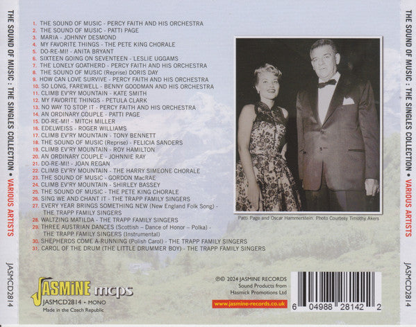 Various : Rodgers & Hammerstein's The Sound Of Music From The Trapp Family Singers To Broadway To Hollywood! The Singles Collection (CD, Comp, Mono)