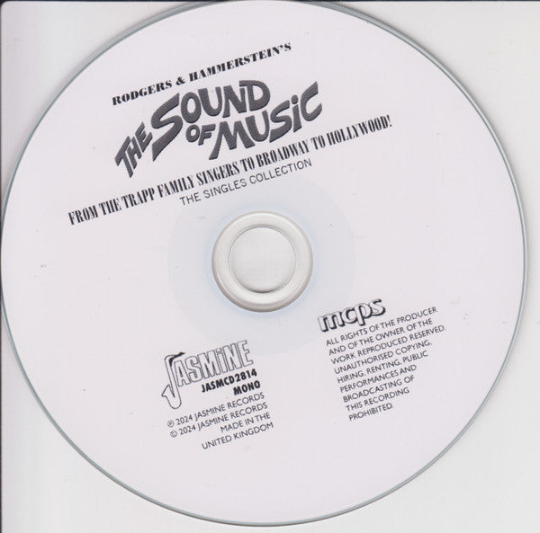 Various : Rodgers & Hammerstein's The Sound Of Music From The Trapp Family Singers To Broadway To Hollywood! The Singles Collection (CD, Comp, Mono)