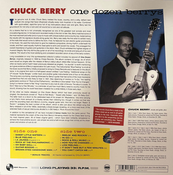 Chuck Berry : One Dozen Berrys (LP, Album, RE, 180)