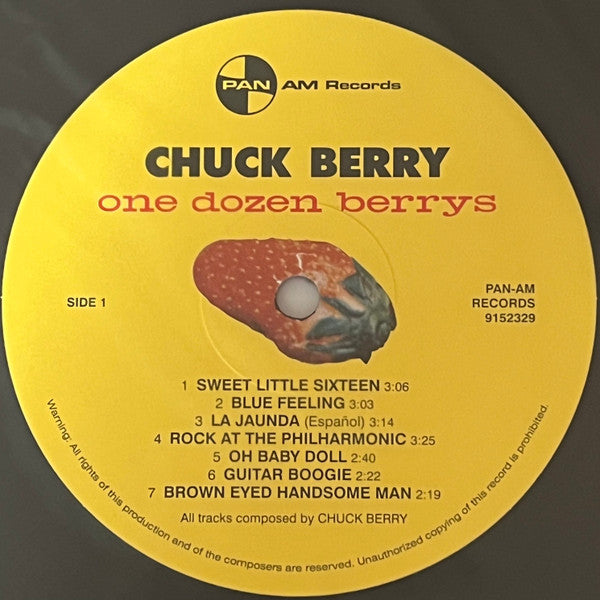 Chuck Berry : One Dozen Berrys (LP, Album, RE, 180)