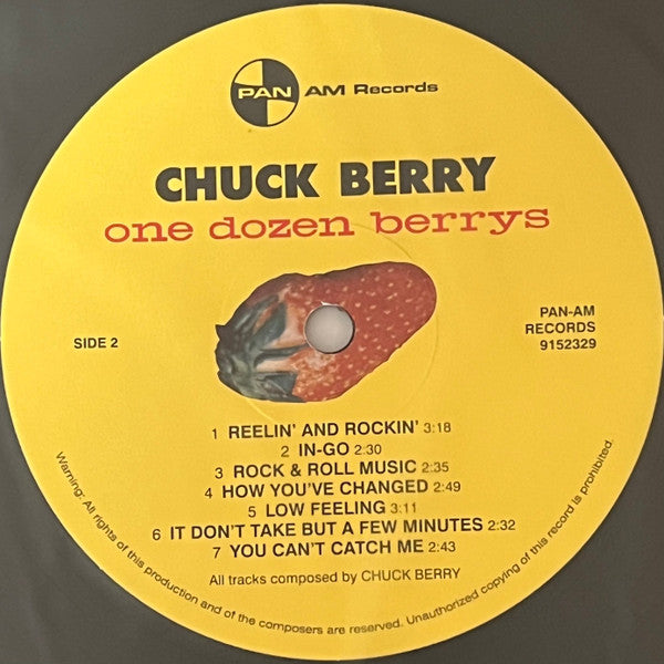 Chuck Berry : One Dozen Berrys (LP, Album, RE, 180)