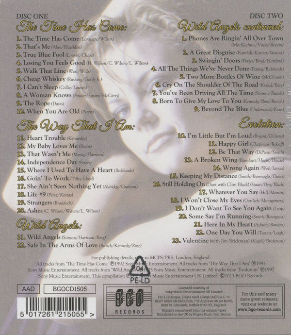 Martina McBride : The Time Has Come / The Way That I Am / Wild Angels / Evolution (2xCD, Comp)