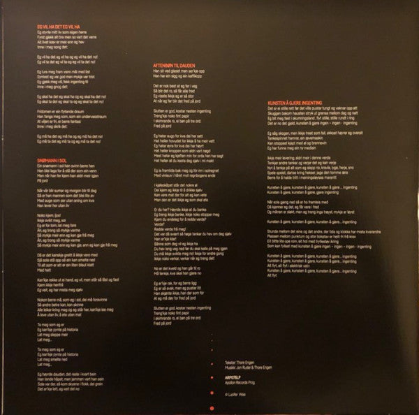 Lucifer Was : Ein Fix Ferdig Mann (LP, Album, Ltd, Ora)